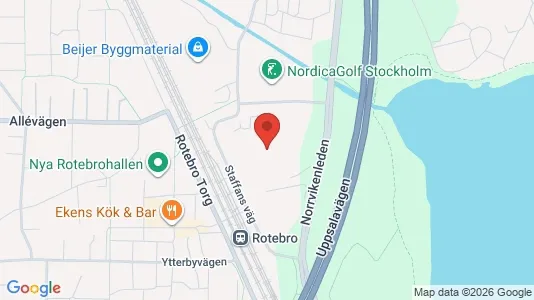 Industrilokaler att hyra i Sollentuna - kort over placeringen