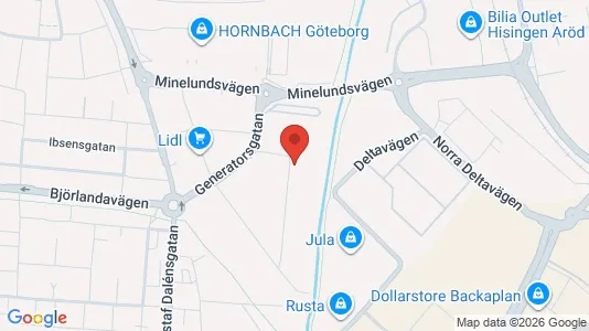 Industrilokaler att hyra i Lundby - Bild från Google Street View