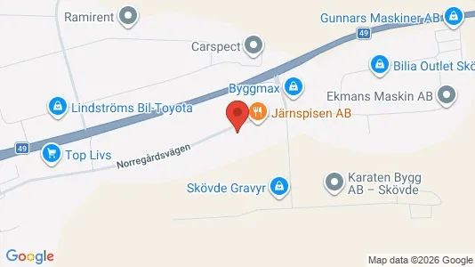 Industrilokaler att hyra i Skövde - Bild från Google Street View