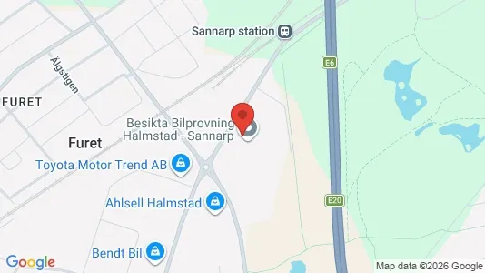 Industrilokaler att hyra i Halmstad - Bild från Google Street View