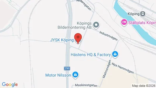 Industrilokaler att hyra i Köping - Bild från Google Street View