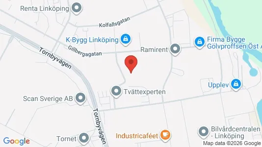 Industrilokaler att hyra i Linköping - Bild från Google Street View