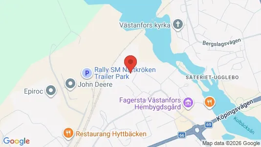 Industrilokaler att hyra i Fagersta - Bild från Google Street View
