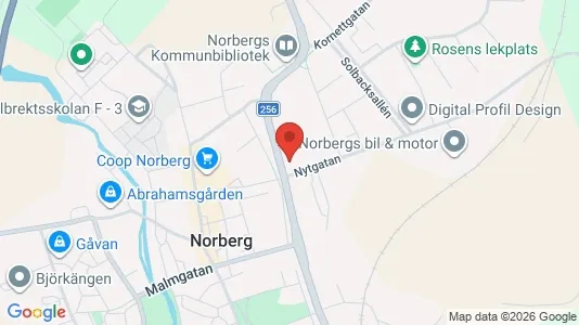 Industrilokaler att hyra i Norberg - Bild från Google Street View