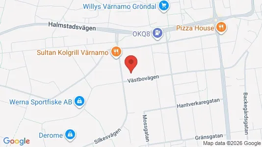 Industrilokaler att hyra i Värnamo - Bild från Google Street View