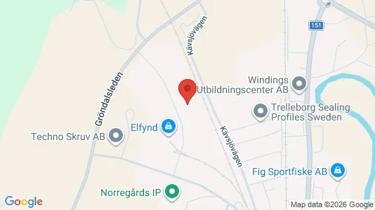 Industrilokaler att hyra i Värnamo - Bild från Google Street View
