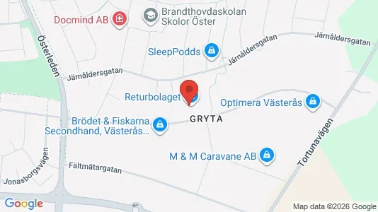 Industrilokaler att hyra i Västerås - Bild från Google Street View