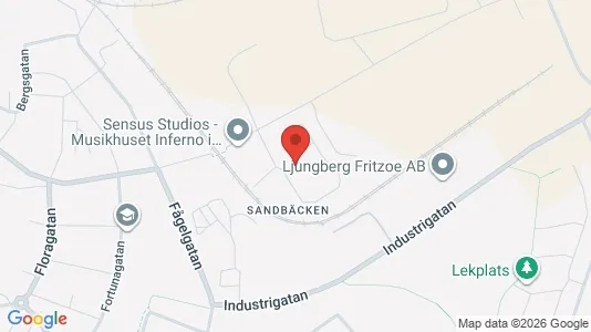 Industrilokaler att hyra i Katrineholm - kort over placeringen