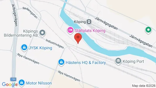 Industrilokaler att hyra i Köping - Bild från Google Street View