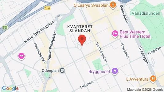 Industrilokaler att hyra i Vasastan - Bild från Google Street View