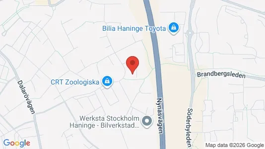 Industrilokaler att hyra i Haninge - Bild från Google Street View