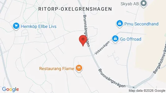 Industrilokaler att hyra i Södertälje - kort over placeringen
