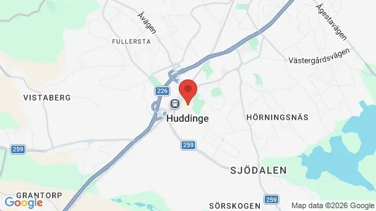 Industrilokaler att hyra i Huddinge - Bild från Google Street View