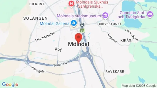 Kontorslokaler att hyra i Mölndal - Bild från Google Street View