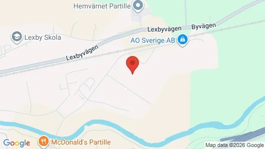 Lagerlokaler att hyra i Partille - Bild från Google Street View