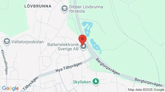 Industrilokaler att hyra i Täby - kort over placeringen