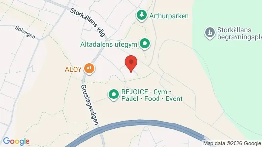 Industrilokaler att hyra i Nacka - kort over placeringen