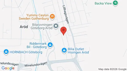 Industrilokaler att hyra i Norra hisingen - Bild från Google Street View