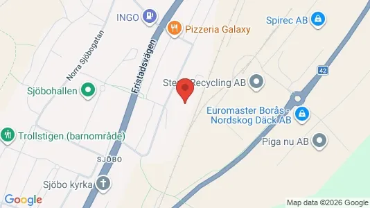 Industrilokaler att hyra i Borås - Bild från Google Street View