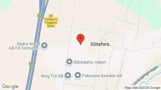 Industrilokaler att hyra i Vaggeryd - Bild från Google Street View
