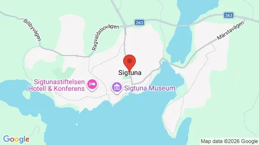 Butikslokaler att hyra i Sigtuna - Bild från Google Street View