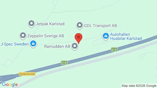 Industrilokaler att hyra i Karlstad - Bild från Google Street View