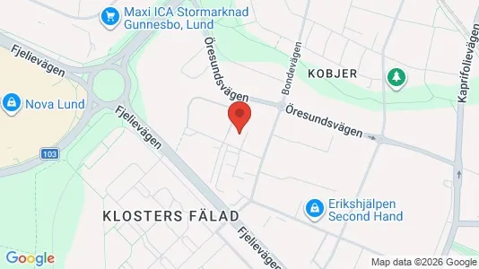 Industrilokaler att hyra i Lund - Bild från Google Street View