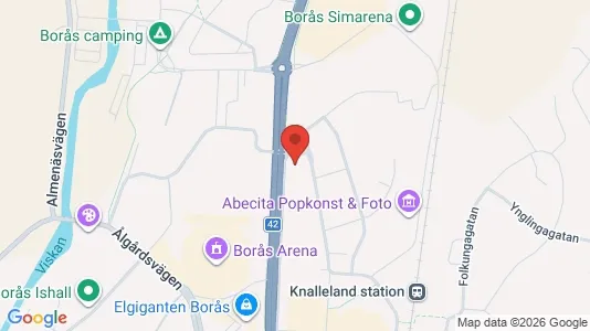 Lagerlokaler att hyra i Borås - Bild från Google Street View