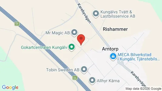 Industrilokaler att hyra i Kungälv - Bild från Google Street View
