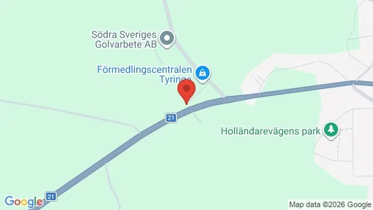 Lagerlokaler att hyra i Hässleholm - kort over placeringen