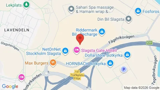 Kontorslokaler att hyra i Botkyrka - kort over placeringen